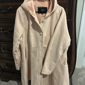 Torrid Women's Blush Hooded Trench Coat